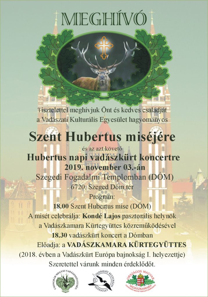 Hubertus napi vadászkürt koncert